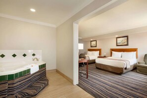 Studio Suite, 2 Queen Beds, Non Smoking | Premium bedding, pillowtop beds, desk, laptop workspace