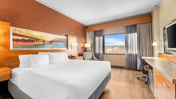 Room, 1 King Bed, Non Smoking | Pillowtop beds, desk, laptop workspace, blackout drapes