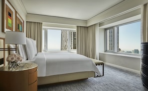 Premium bedding, minibar, in-room safe, desk