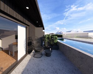 高級寢具、迷你吧、客房內保險箱、獨特裝潢