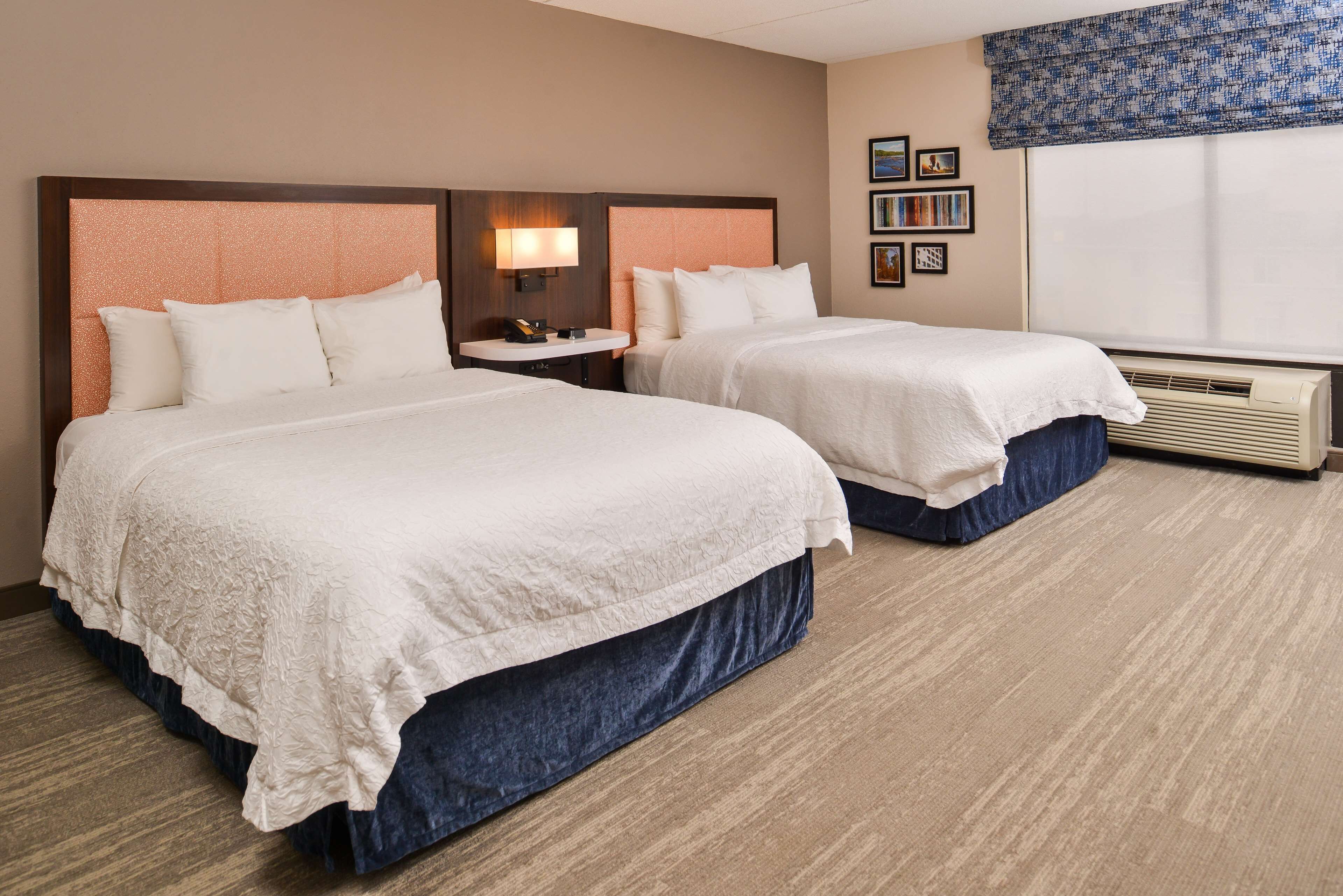 suite, 2 queen beds, non smoking | desk, laptop workspace, blackout curtains, iron/ironing board