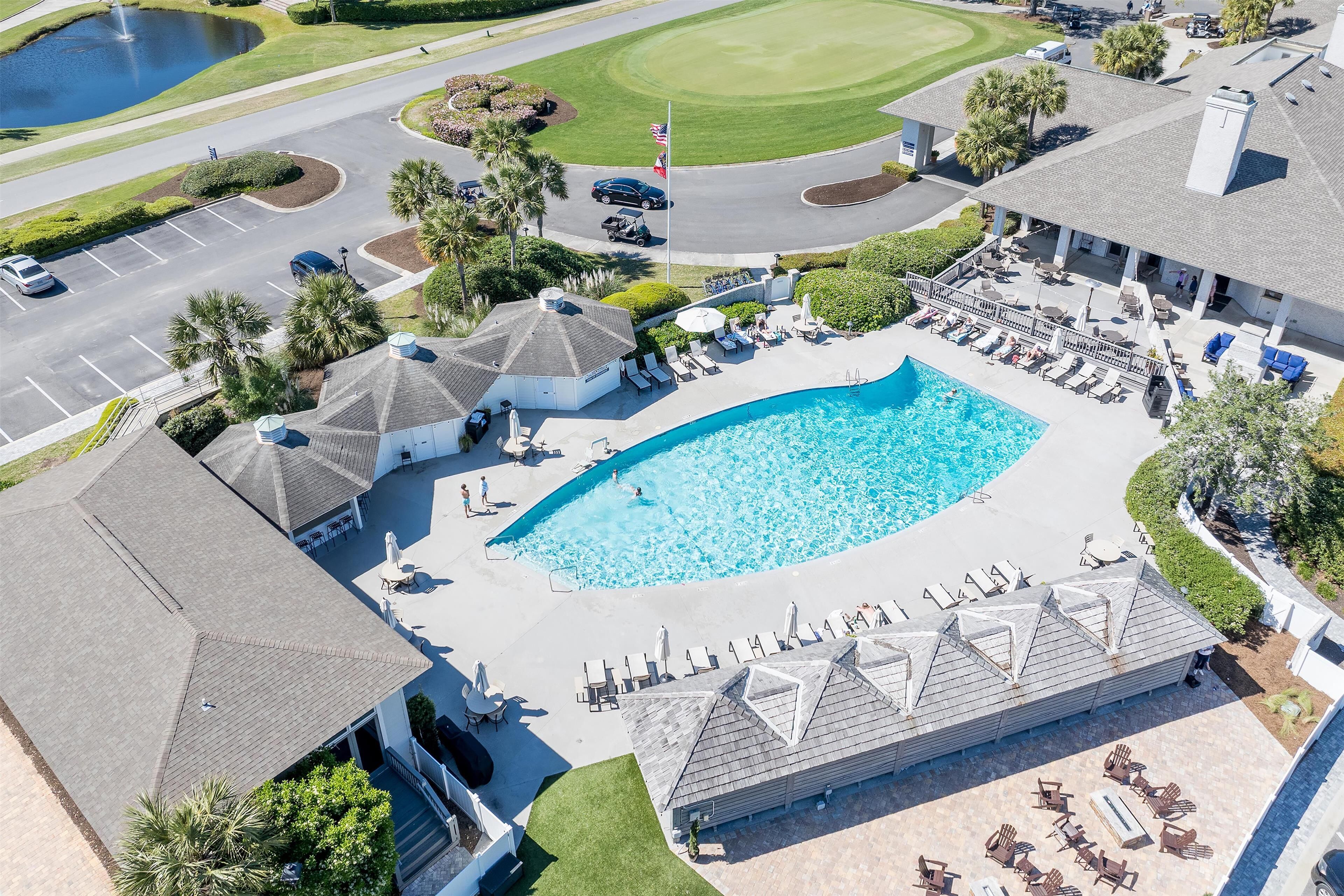 Outdoor pool, open 9:00 AM to 8:00 PM, cabanas (surcharge)