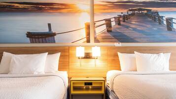 Desk, iron/ironing board, free cribs/infant beds, free WiFi