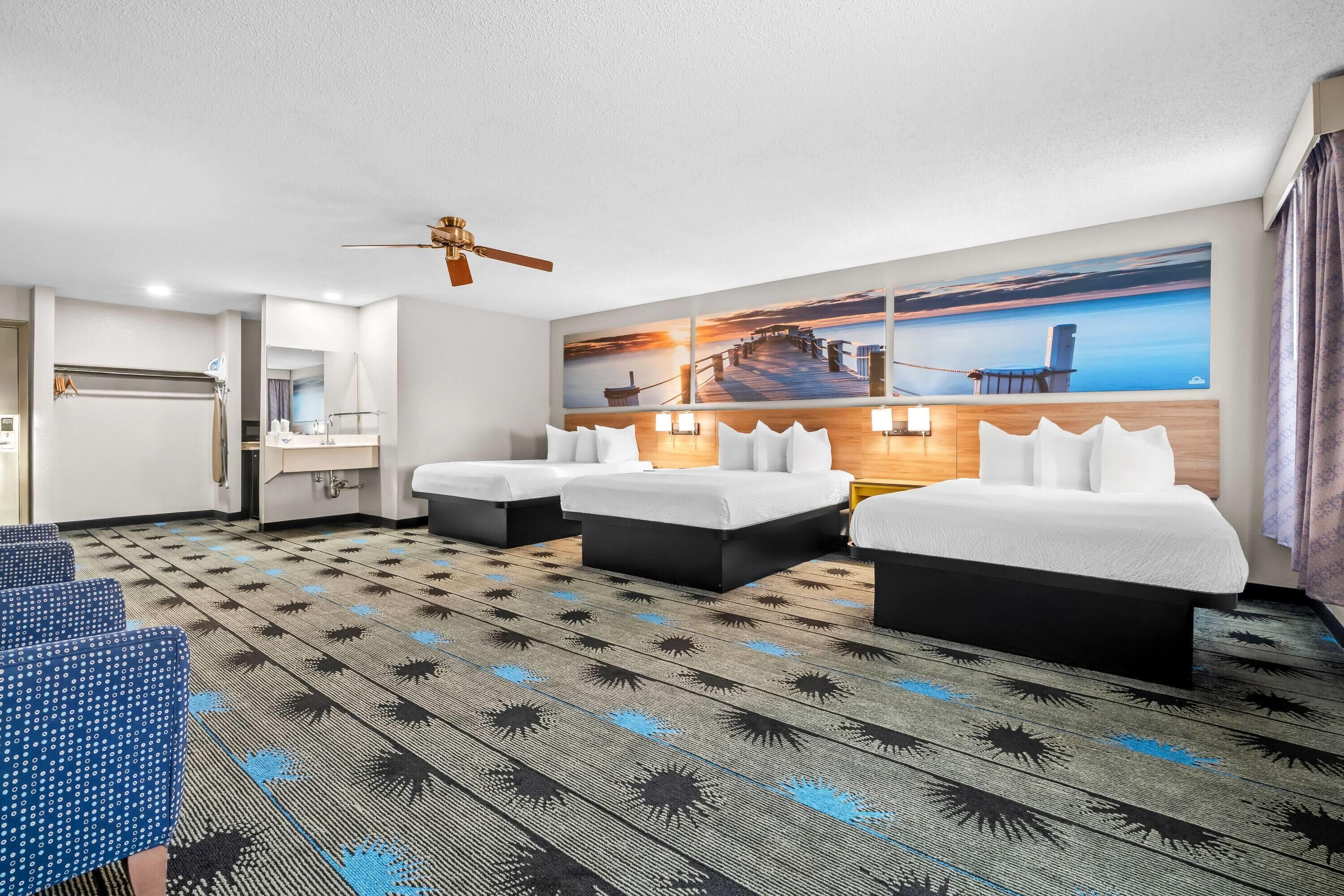 Room, Multiple Beds, Non Smoking (Exterior) | Desk, iron/ironing board, free cots/infant beds, free WiFi