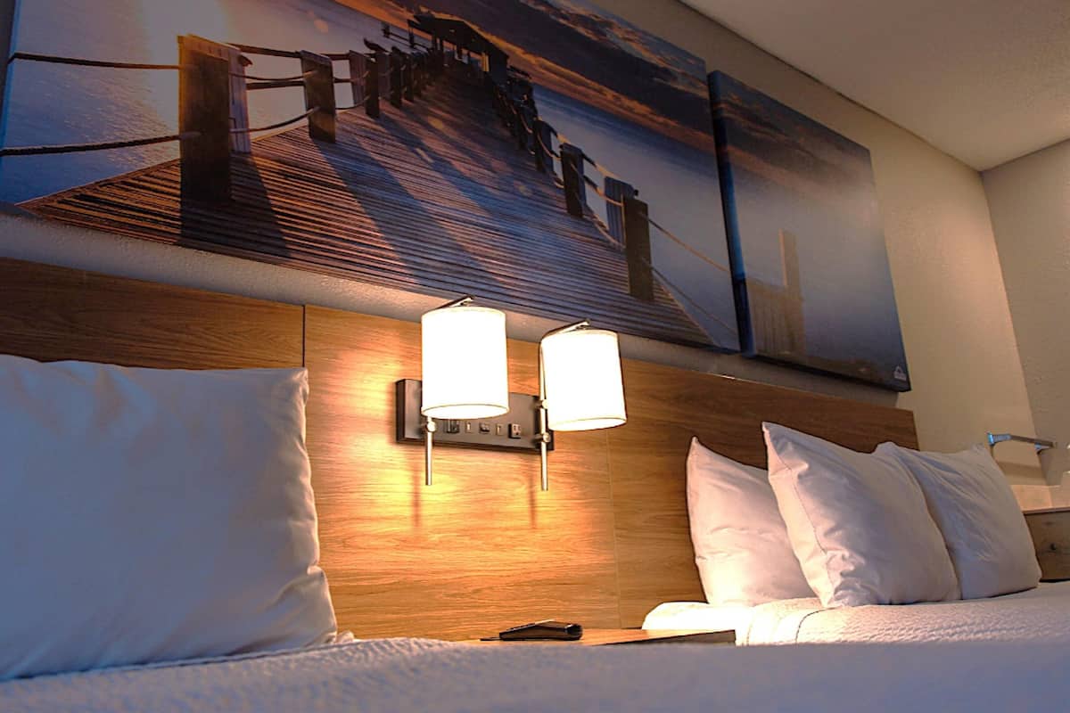 Room, 2 Queen Beds (Exterior Room) | Desk, iron/ironing board, free cribs/infant beds, free WiFi