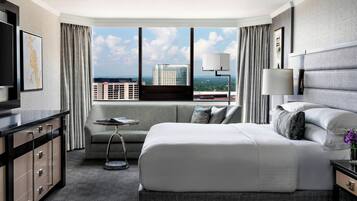 Premium bedding, minibar, in-room safe, desk