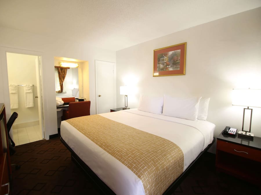 Room, 1 King Bed, Non Smoking | In-room safe, desk, blackout drapes, iron/ironing board