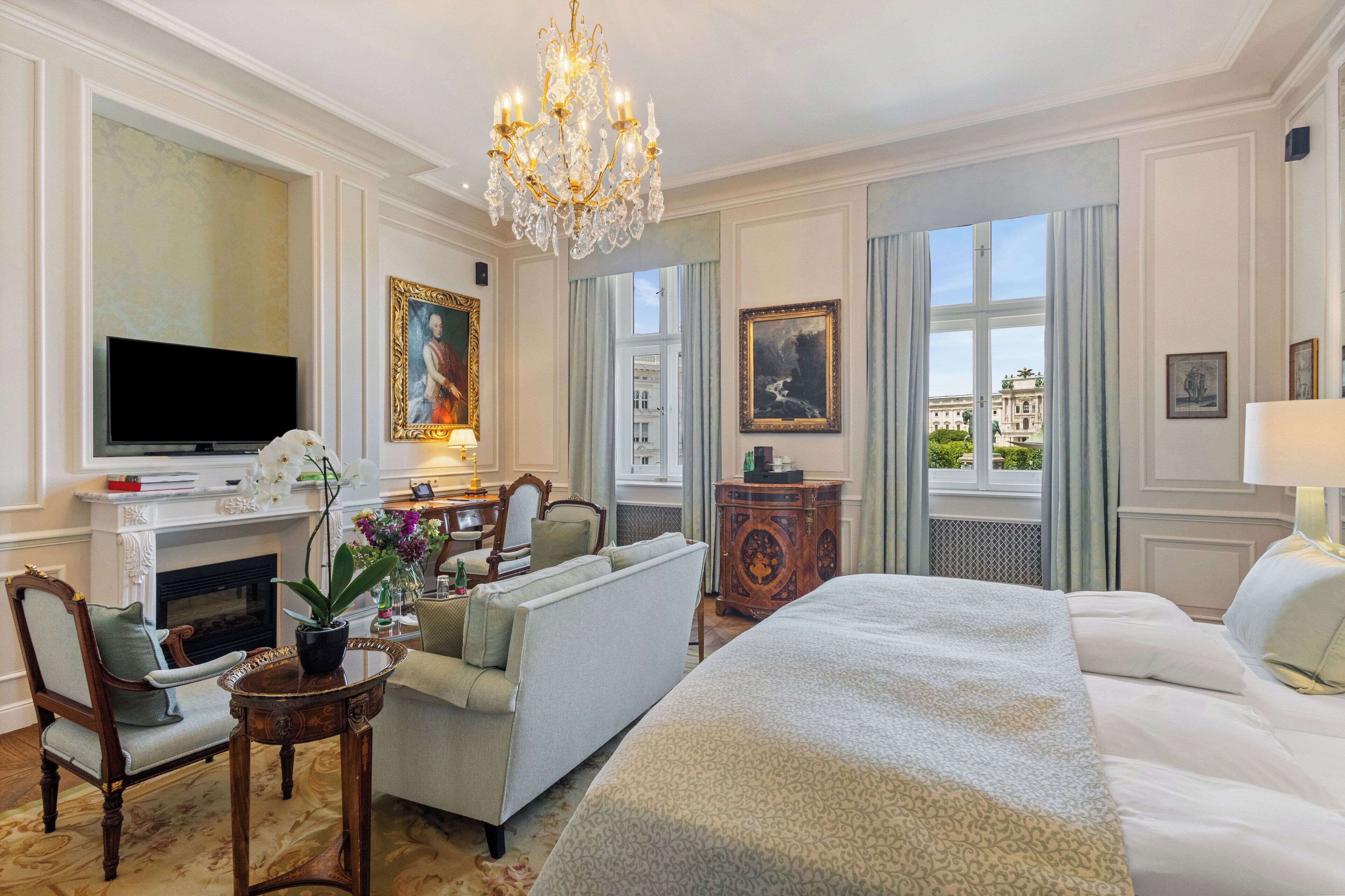 Junior Suite mit Blick | Allergikerbettwaren, Daunenbettdecken