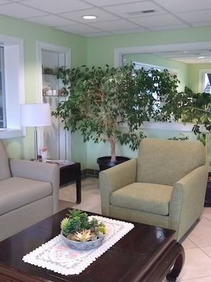 Lobby sitting area