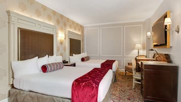 Deluxe Room, 2 Queen Beds | In-room safe, desk, blackout curtains, iron/ironing board