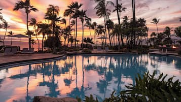 3 outdoor pools, cabanas (surcharge), pool umbrellas