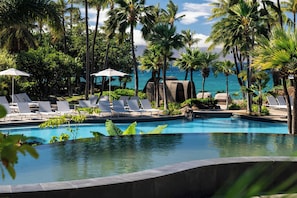 3 outdoor pools, pool cabanas (surcharge), pool umbrellas