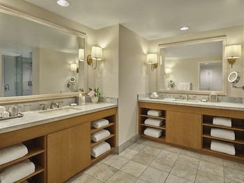 Presidential Suite, 1 King Bed (Vice Presidential) | Bathroom | Separate tub and shower, designer toiletries, hair dryer, bathrobes at Loews Coronado Bay Resort