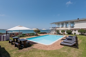 Outdoor pool, open 6:00 AM to 9:30 PM, pool umbrellas, pool loungers - Saldanha Bay Hotel (Saldanha Bay)