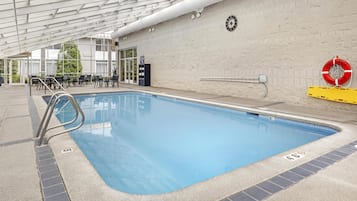 Indoor pool, seasonal outdoor pool