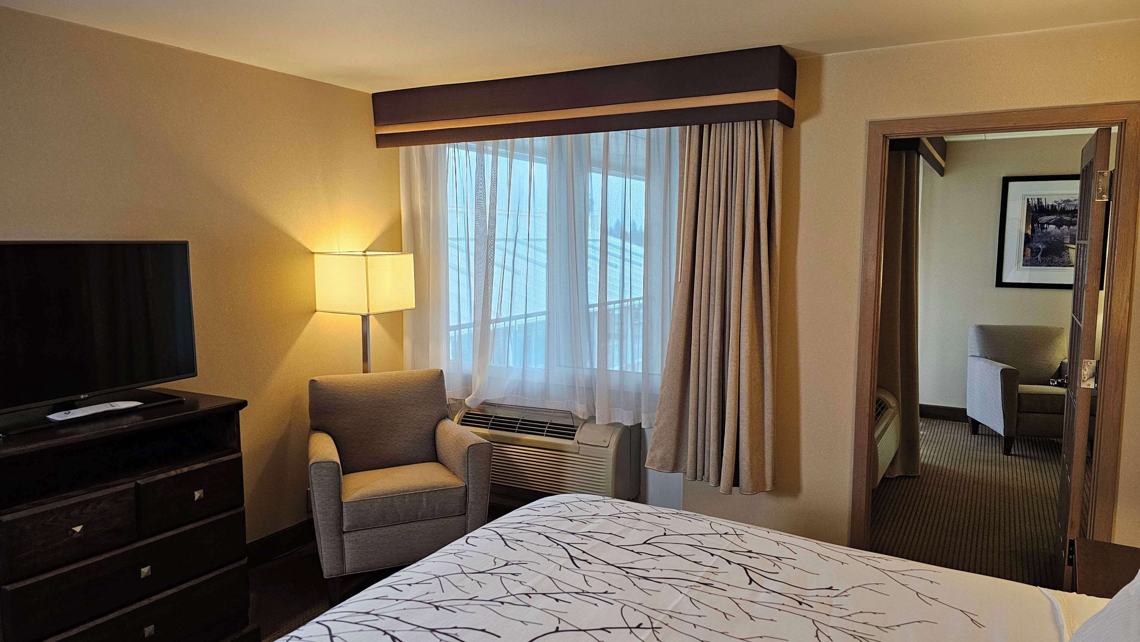 suite, 1 king bed, non smoking, jetted tub | 1 bedroom, hypo-allergenic bedding, pillow-top beds, desk