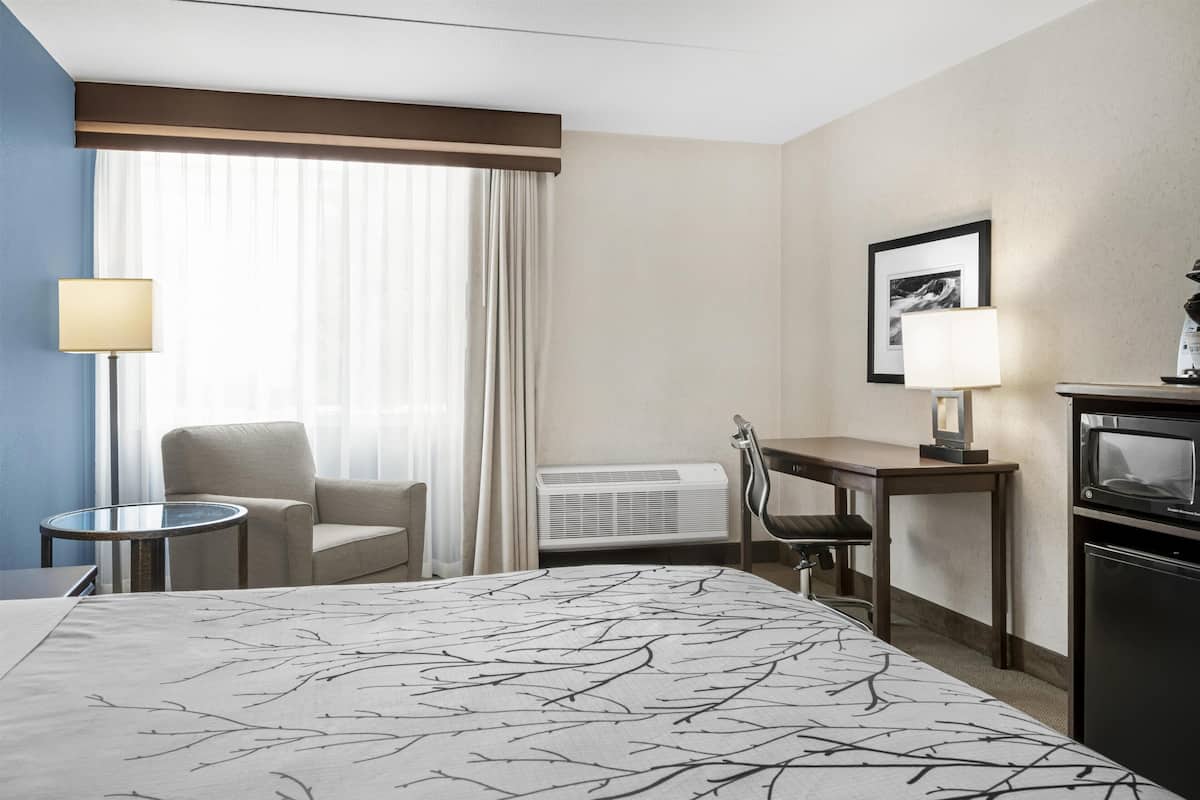 Standard Room, 1 King Bed, Non Smoking, Refrigerator & Microwave | Hypo-allergenic bedding, pillowtop beds, desk, laptop workspace