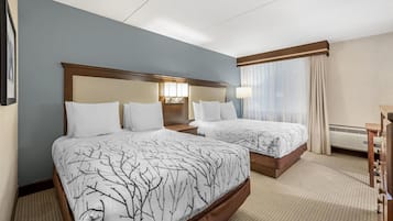 Standard Room, 2 Queen Beds, Accessible, Non Smoking | Hypo-allergenic bedding, pillow-top beds, desk, laptop workspace