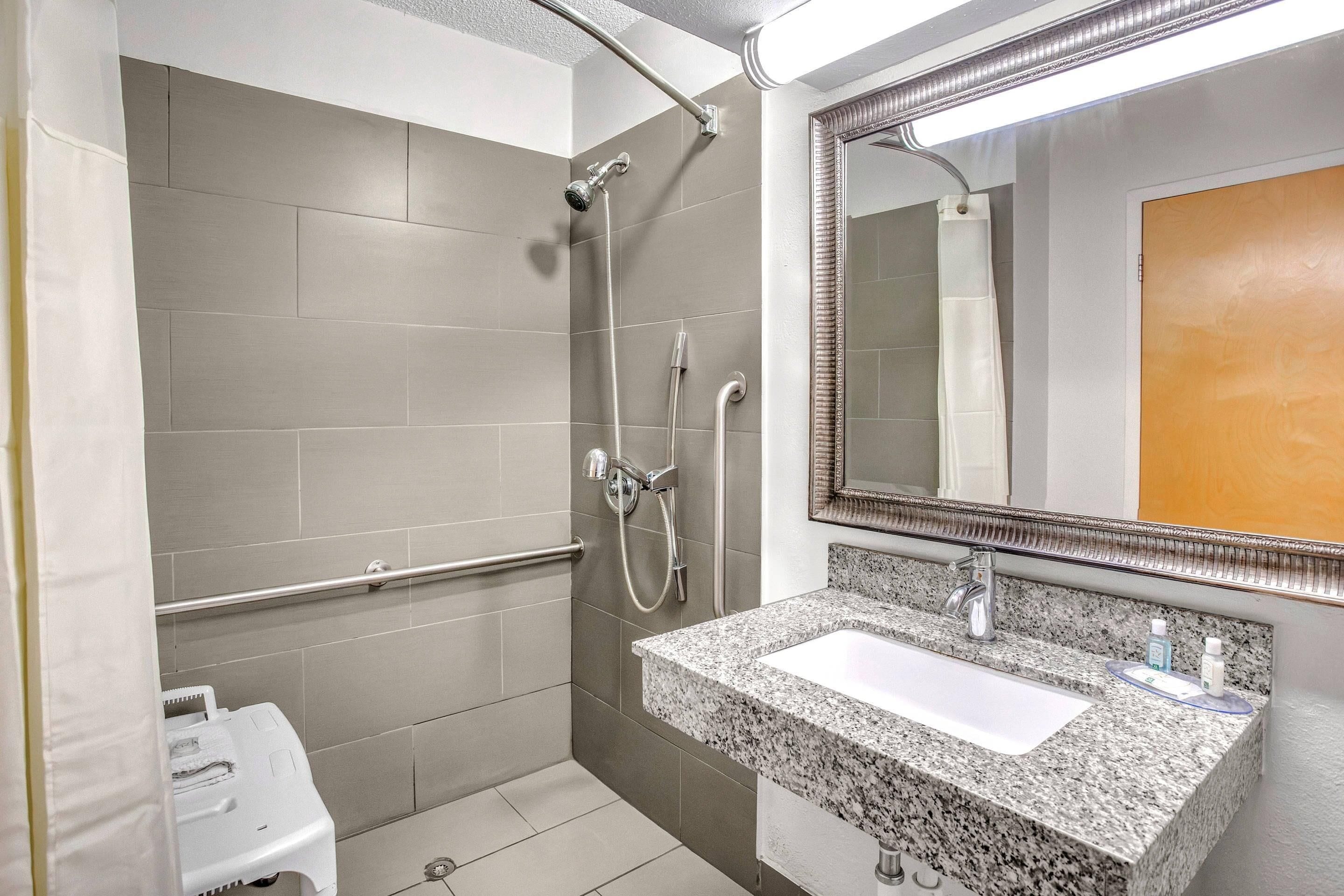 Room, 1 King Bed, Accessible, Non Smoking | In-room safe, desk, iron/ironing board, rollaway beds