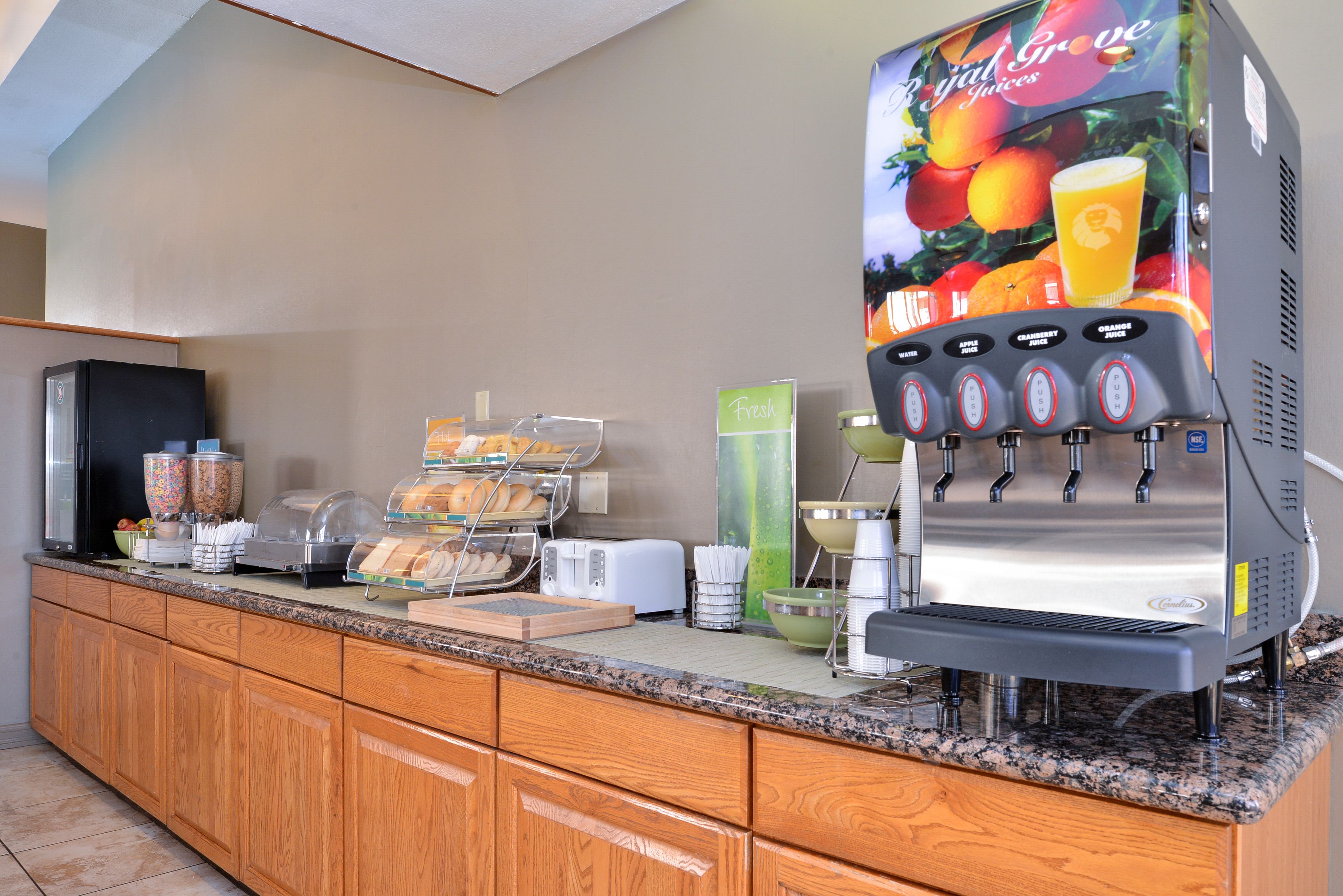 free daily buffet breakfast