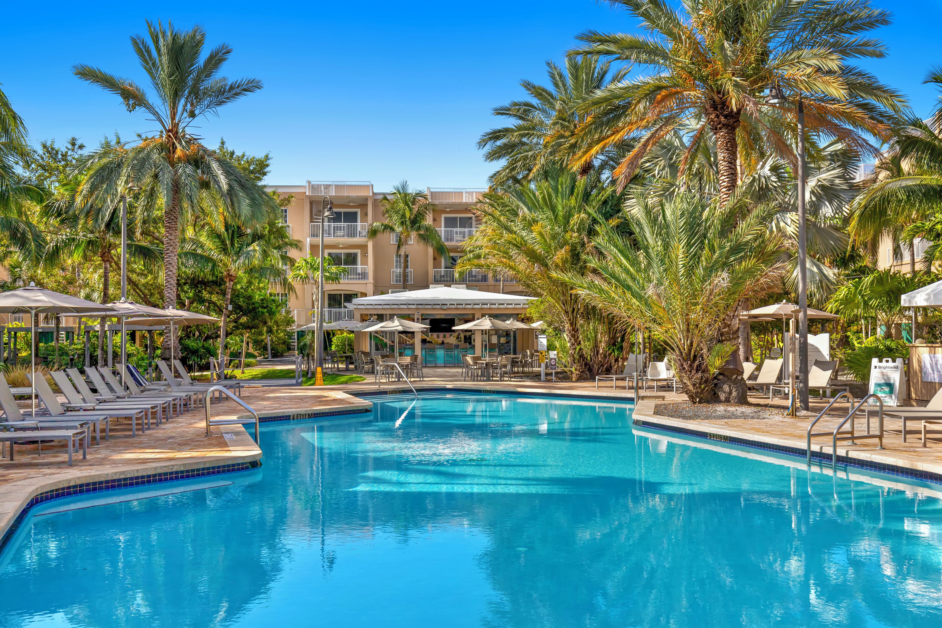 Piscina all'aperto, ombrelloni da piscina, lettini