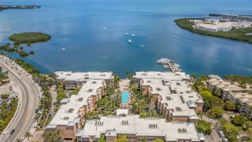 Enjoy panoramic views of the surrounding water and nearby islands from our rooftop pool.