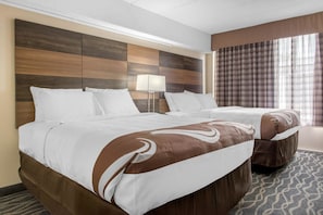 Standard 2 Queens Non Smoking | Desk, blackout drapes, soundproofing, iron/ironing board - Quality Inn and Conference Center (Richmond)