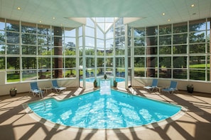 Indoor pool, seasonal outdoor pool