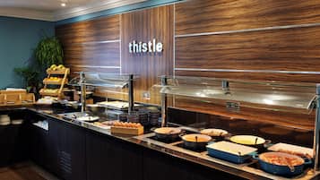 Daily English breakfast (GBP 16.50 per person)