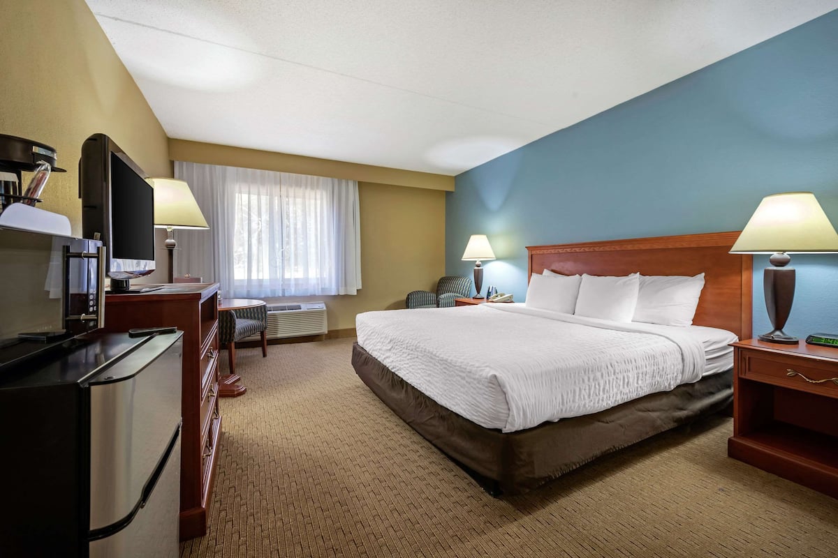 Room, 1 King Bed, Accessible, Non Smoking | Premium bedding, blackout drapes, iron/ironing board