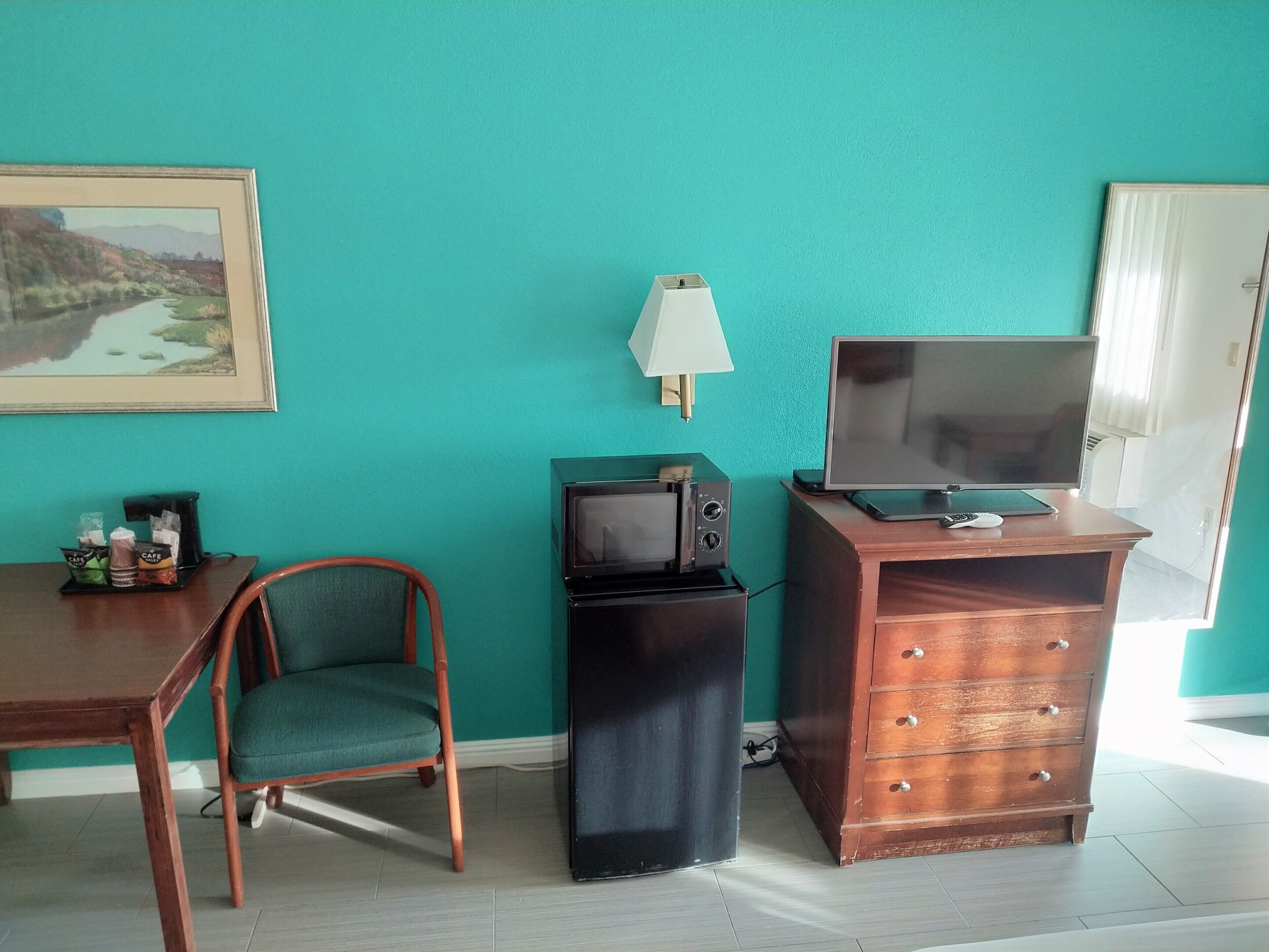 room, 2 queen beds, non smoking, refrigerator & microwave | 2 bedrooms, hypo-allergenic bedding, desk, blackout curtains