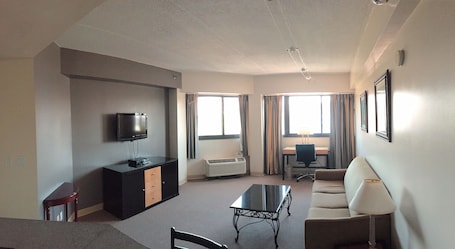 Vista desde la habitación. Stamford Suites
