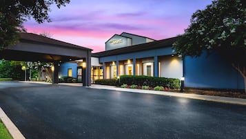 Front of property – evening/night