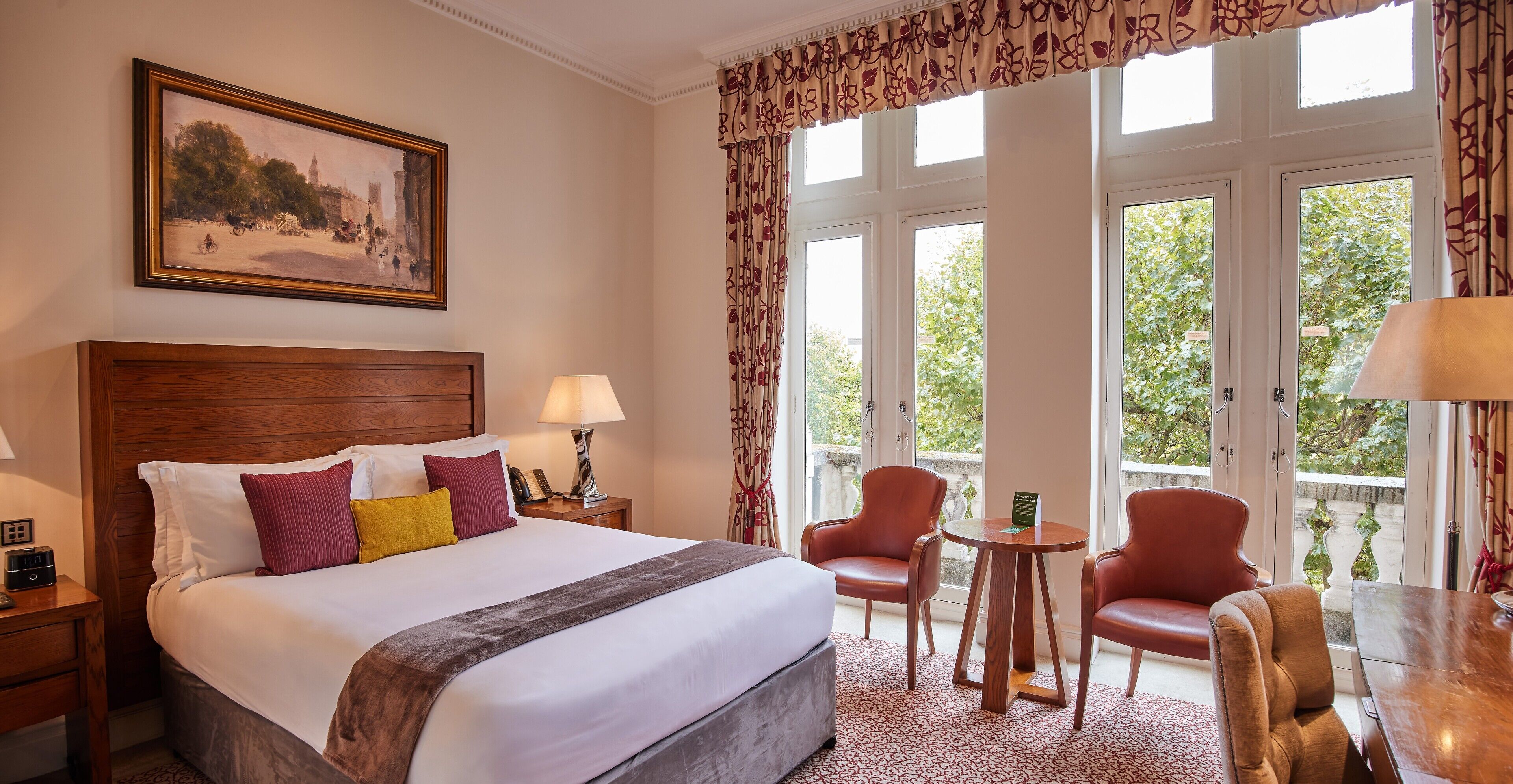 Deluxe Double Room, 1 Double Bed, Garden View | Egyptian cotton sheets, premium bedding, memory foam beds, free minibar
