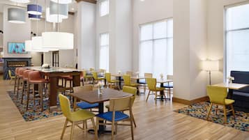 Free daily self-service breakfast