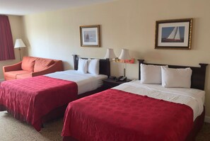 Suite, Multiple Beds, Non Smoking | Down duvets, in-room safe, desk, laptop workspace