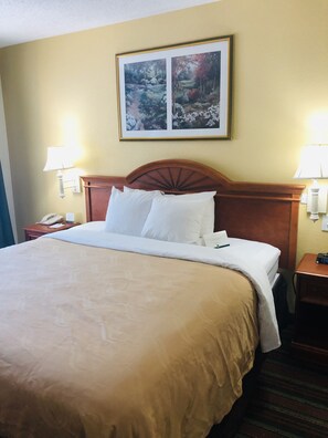 Premium bedding, iron/ironing board, free cots/infant beds - Quality Inn & Suites Biltmore East (Asheville)