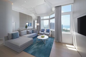 Suite Présidentielle, 1 chambre, non-fumeurs, vue océan (Balcony) | Bar lounge | 2 bars, bar en bord de piscine