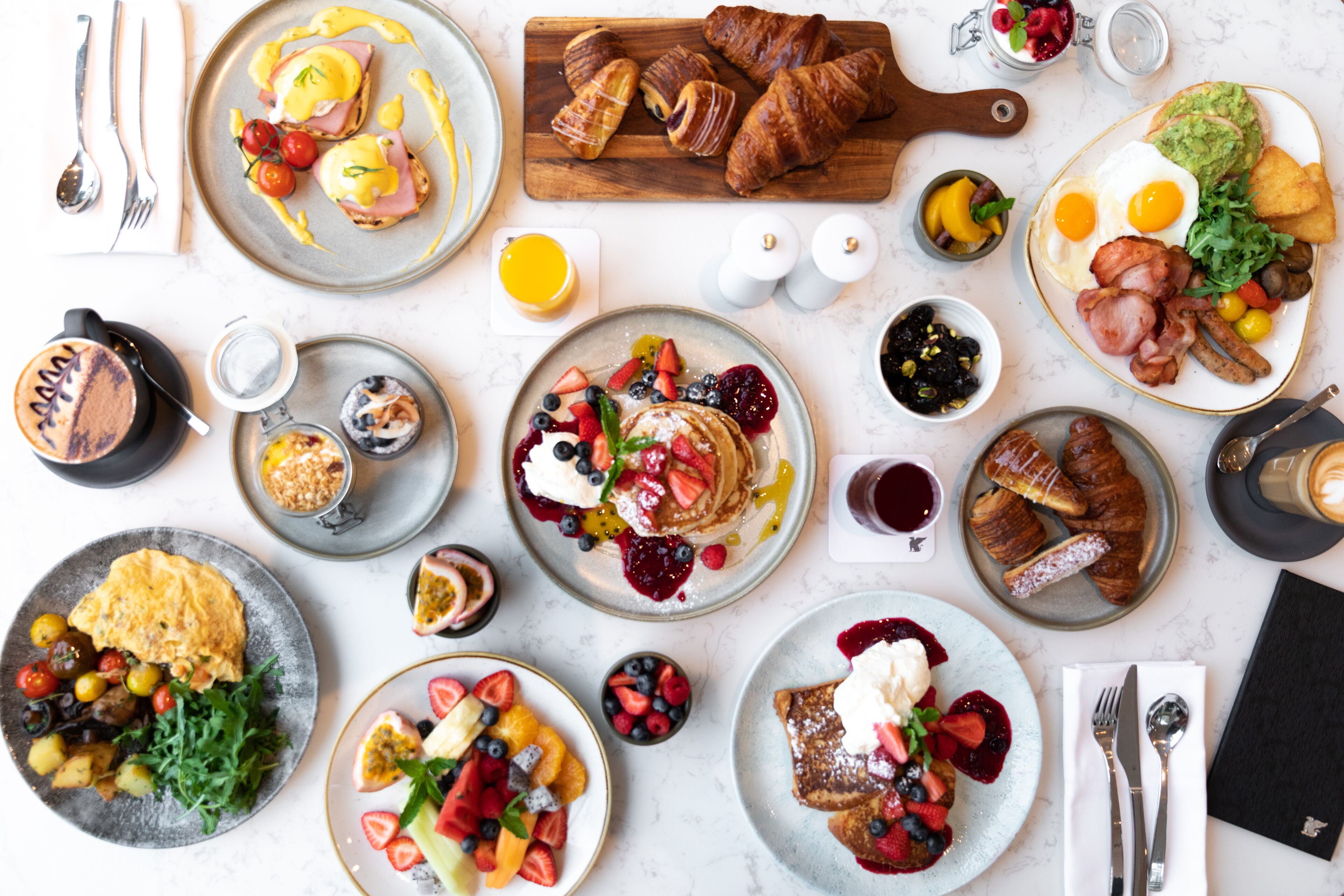 Daily buffet breakfast (AUD 49.50 per person)