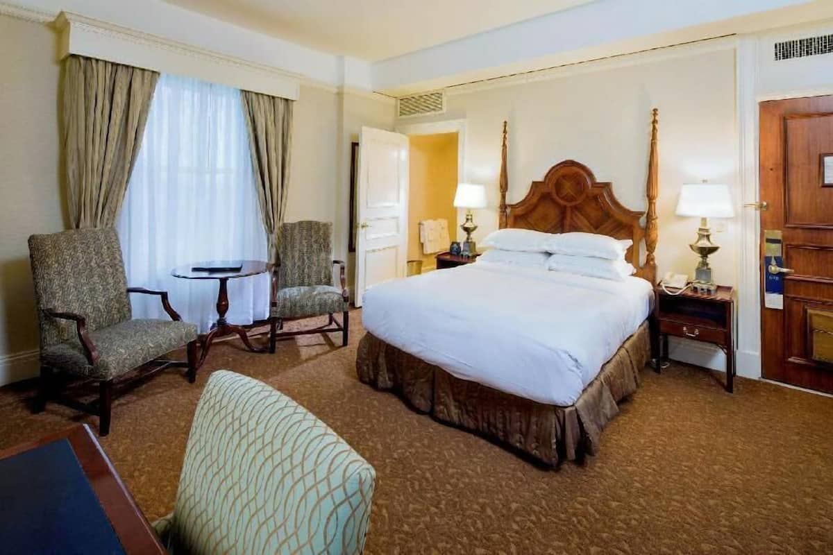 Premium bedding, pillowtop beds, in-room safe, desk