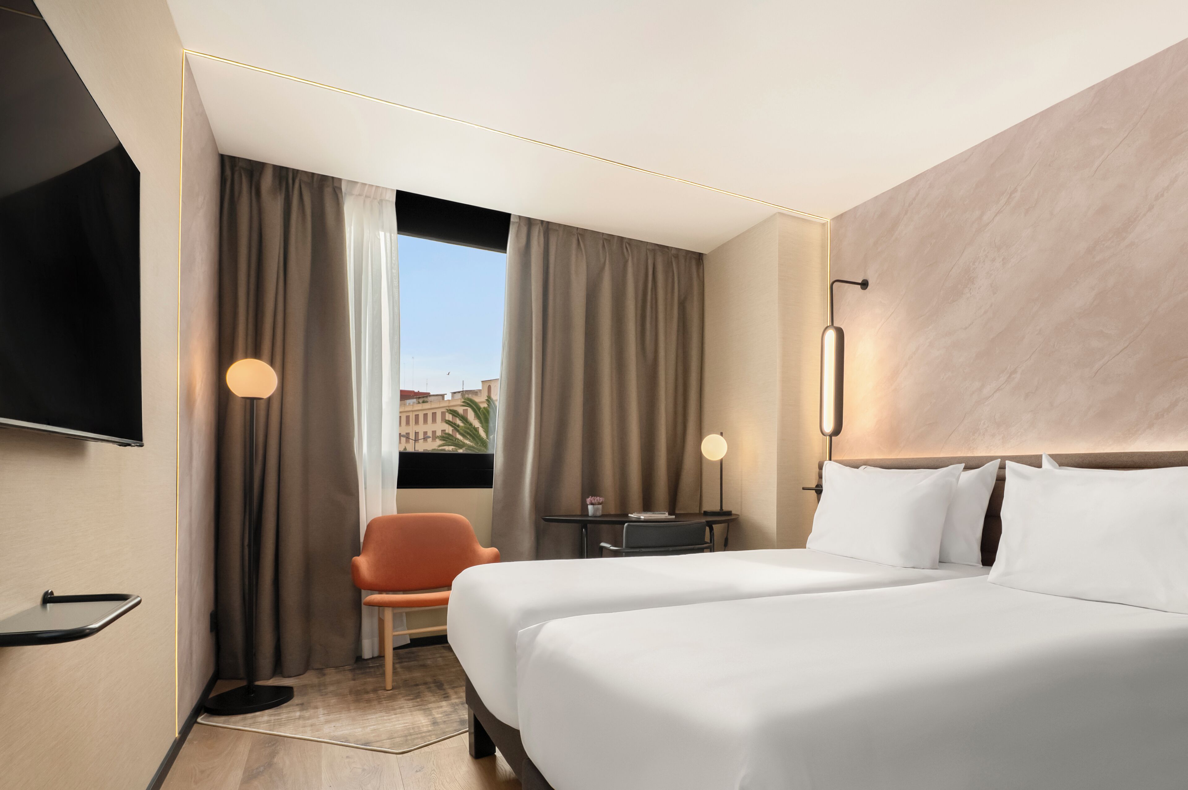 Minibar, chambres insonorisées, Wi-Fi gratuit, draps fournis