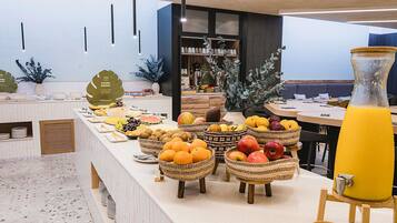 Daily buffet breakfast (EUR 25 per person)