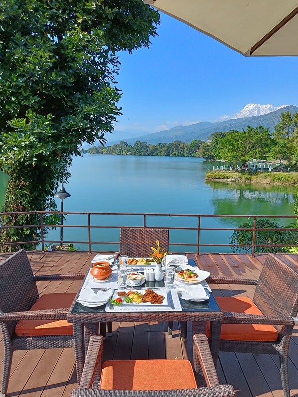 View from property - Fish Tail Lodge (Pokhara)