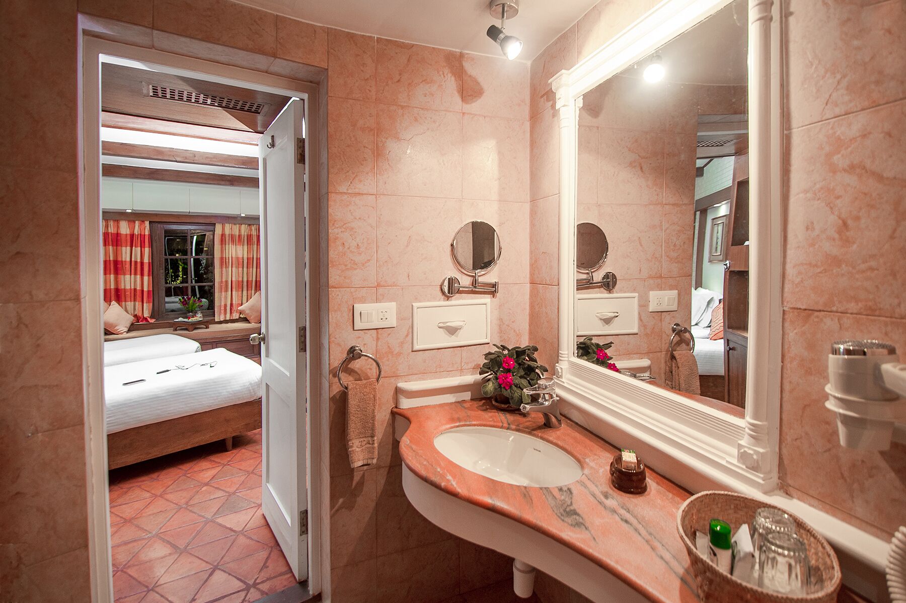 heritage room | bathroom | free toiletries, hair dryer, slippers, bidet