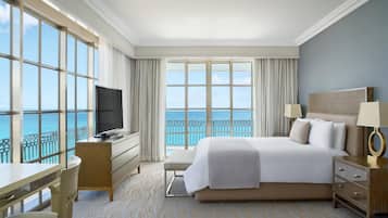 Suite panorámica | Ropa de cama de alta calidad, edredón y minibar