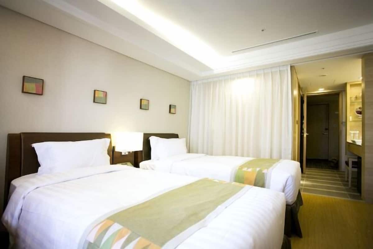 1 habitación y ropa de cama de alta calidad