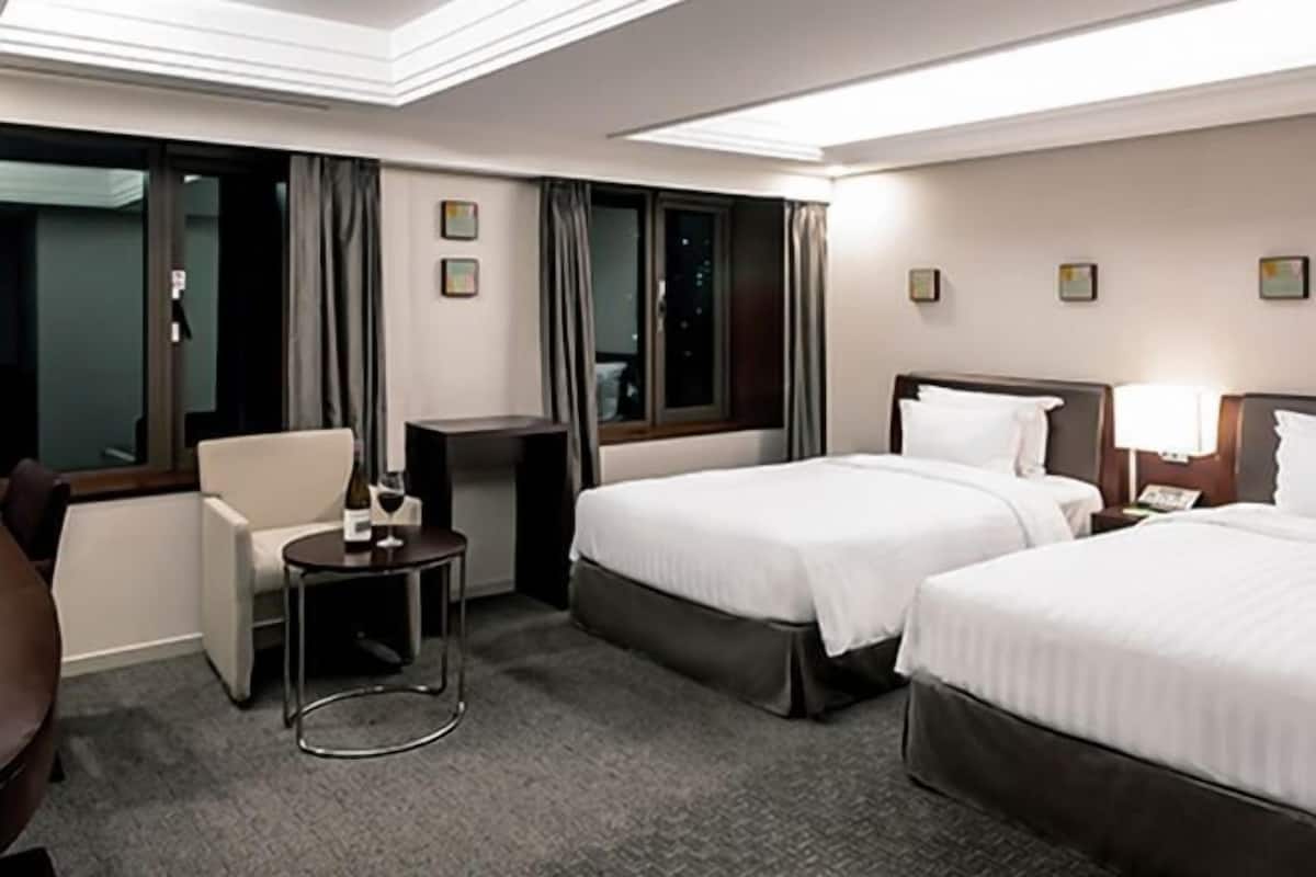 1 habitación y ropa de cama de alta calidad