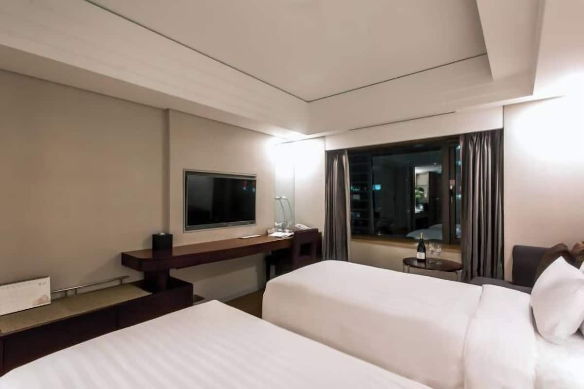 1 habitación y ropa de cama de alta calidad