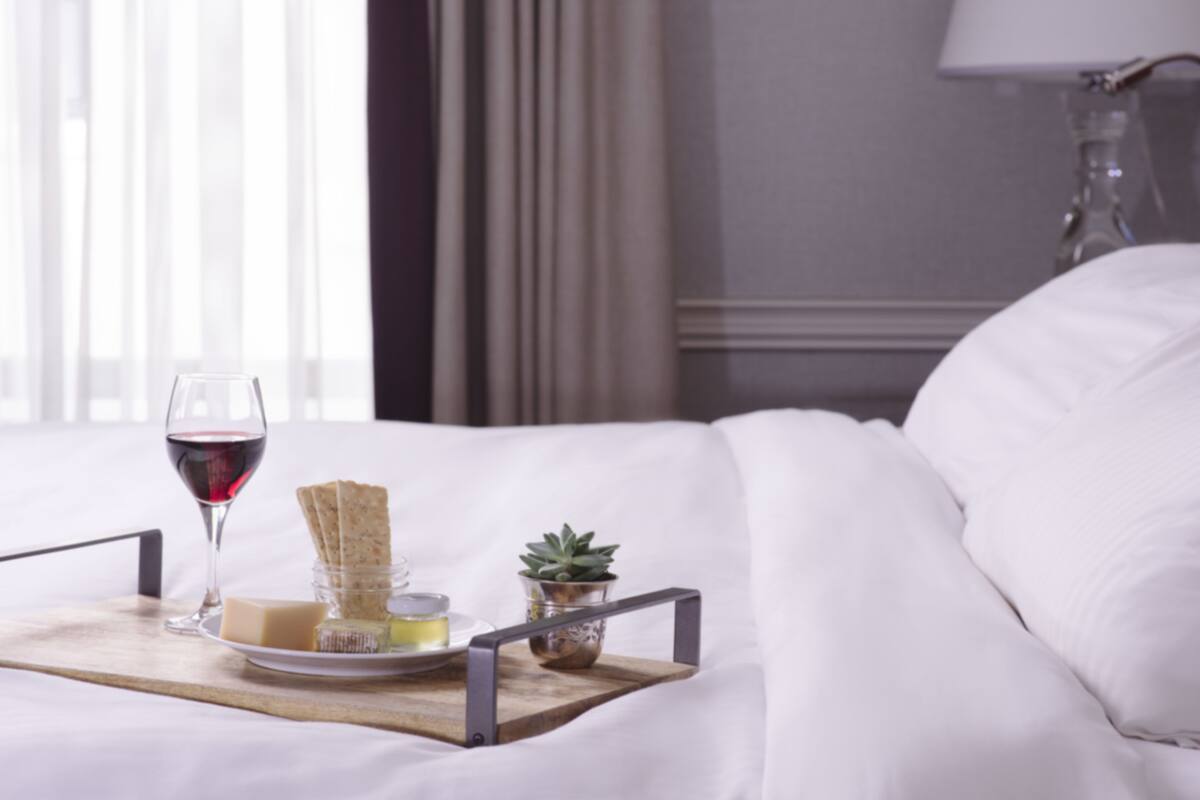 Premium bedding, pillowtop beds, in-room safe, desk