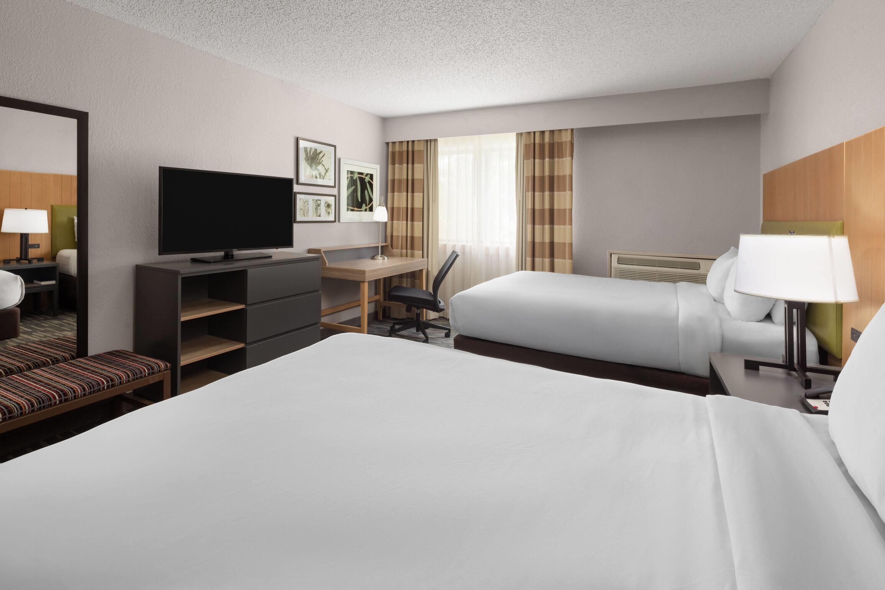 Room, 2 Double Beds, Non Smoking | Egyptian cotton sheets, premium bedding, pillowtop beds